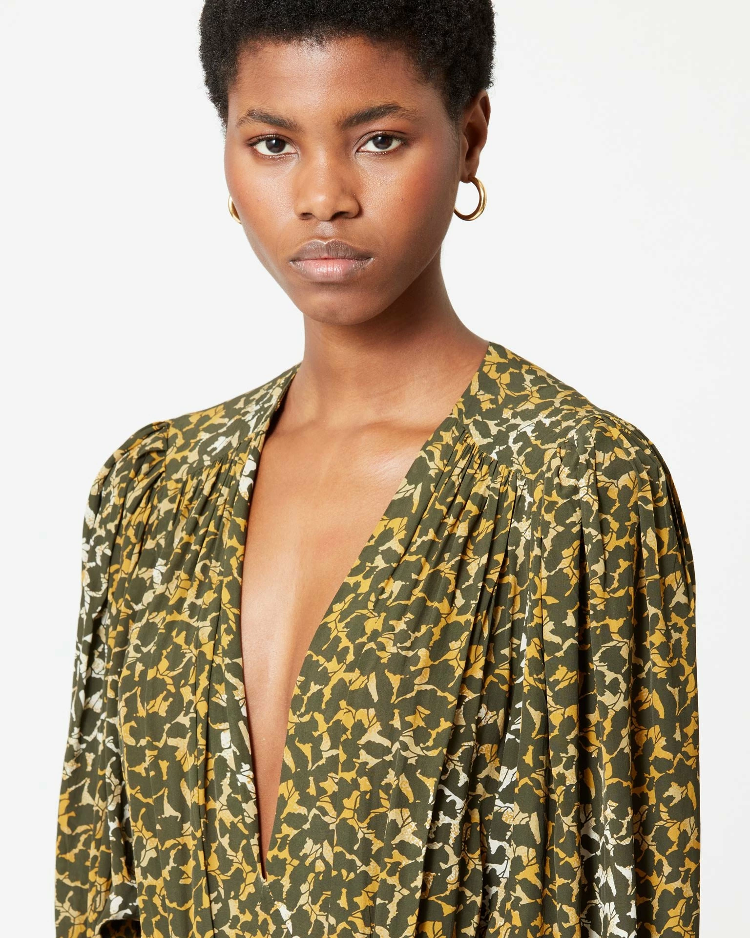 Isabel MarantAissa Dress - Ecru/Black 5 Isabel MarantAissa Dress - Ecru/Black - Image 5