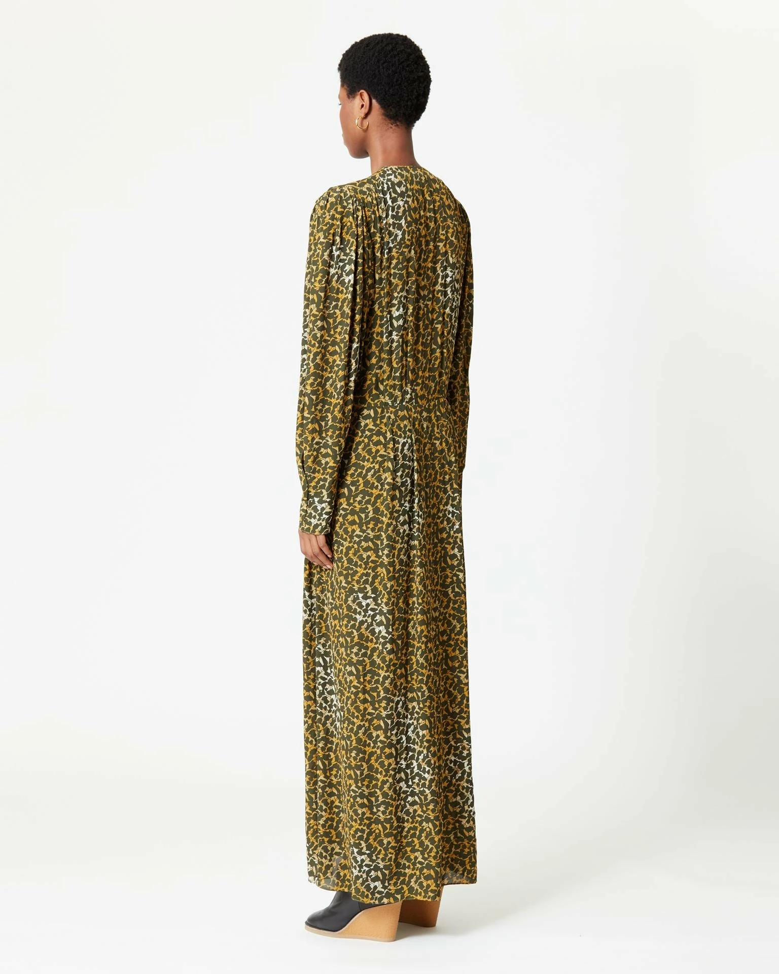 Isabel MarantAissa Dress - Ecru/Black 3 Isabel MarantAissa Dress - Ecru/Black - Image 3