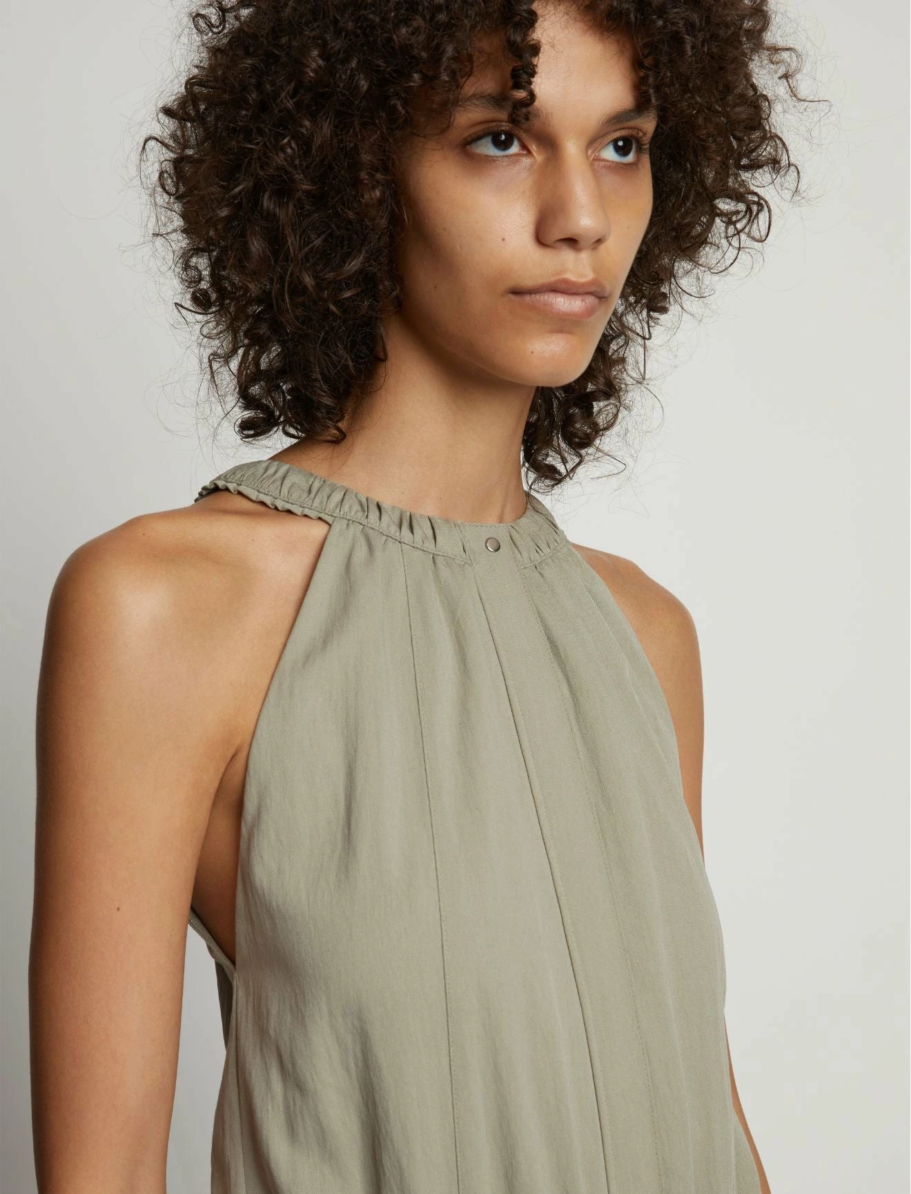 Proenza Schouler White LabelDrapey Tank Jumpsuit - Black 2 Proenza Schouler White LabelDrapey Tank Jumpsuit - Black - Image 2