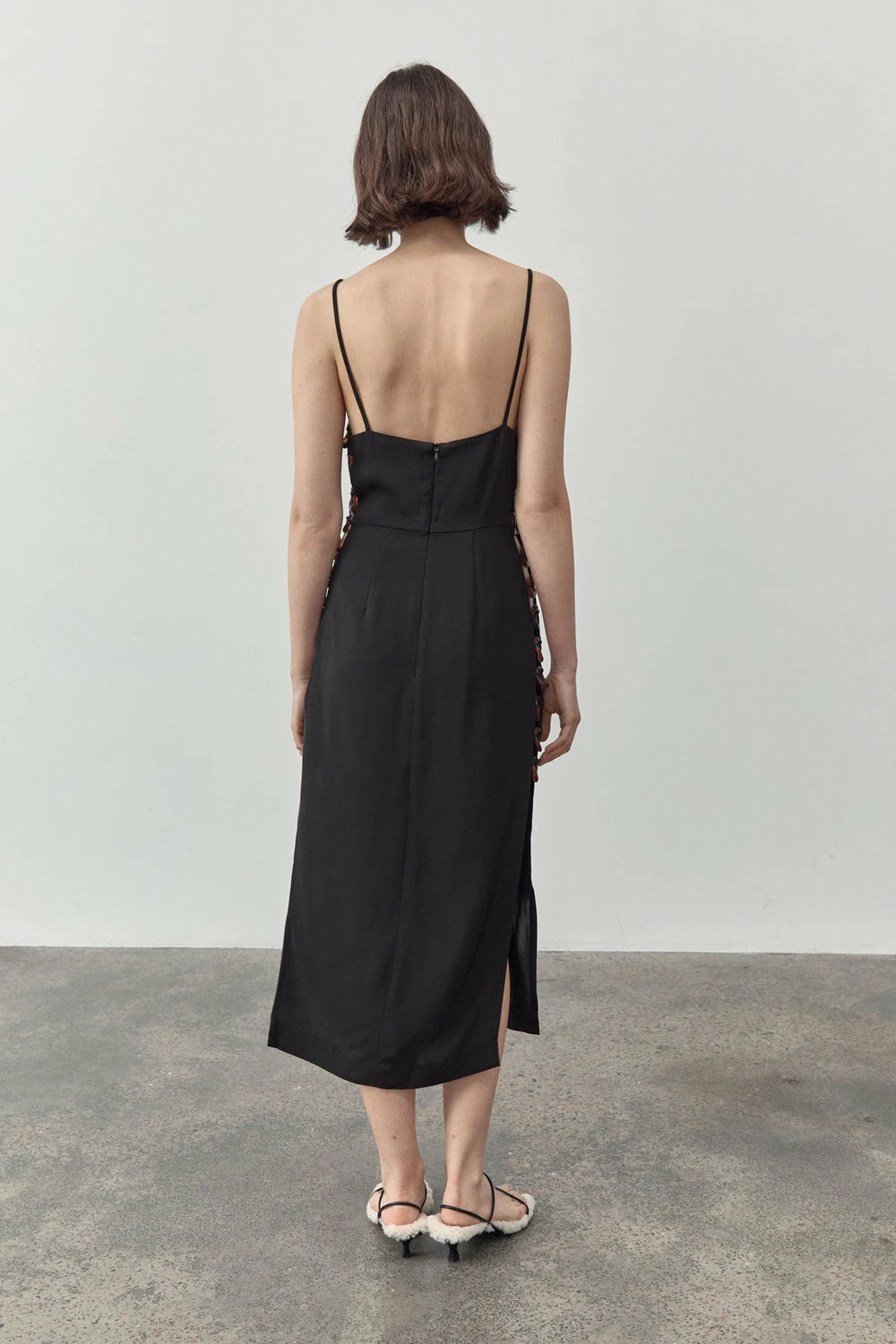 St AgniLink Detail Dress - Black - Image 5