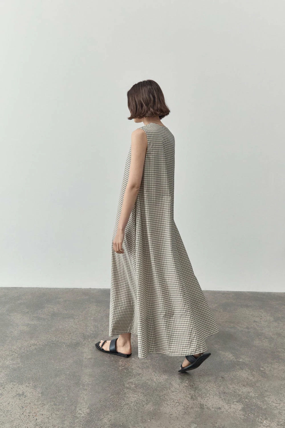 St AgniA-Line Dress - Bijou Check - Image 5