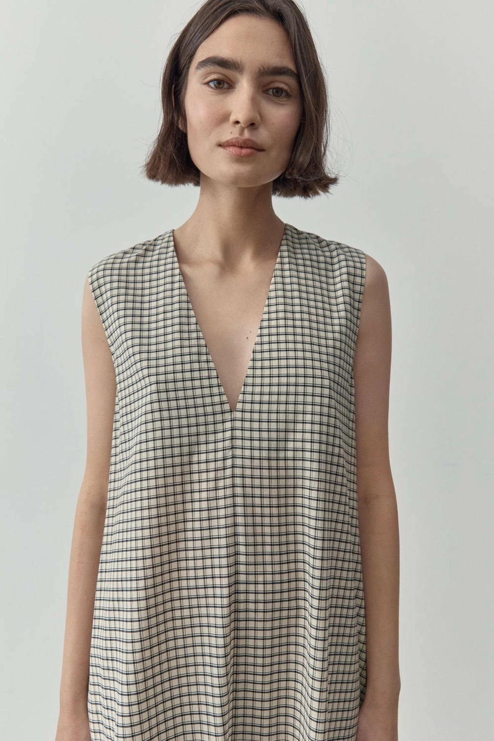 St AgniA-Line Dress - Bijou Check - Image 3