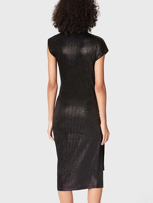 Paco RabanneRobe Mid Length Dress - Black 4 Paco RabanneRobe Mid Length Dress - Black - Image 4