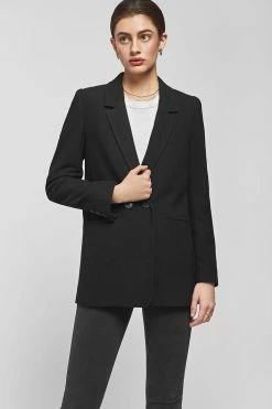 Anine BingMadeleine Blazer - Black 7 Anine BingMadeleine Blazer - Black -Viktoria & Woods shop 21 ANINE BING MADELEINE BLAZER BLACK 077 900x 7526606f 370d 43d3 b6ce 3f4c03812892@2x