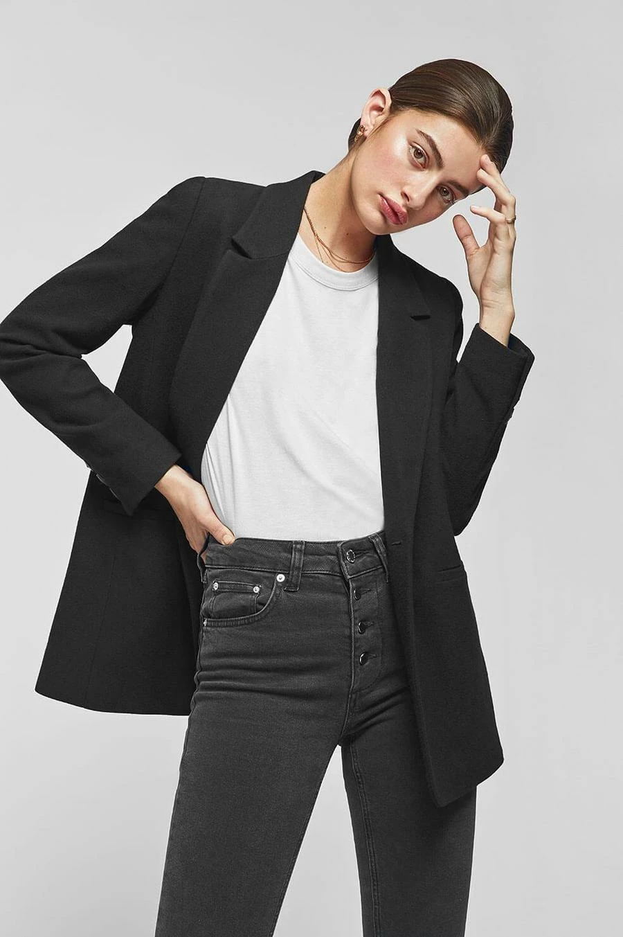 Anine BingMadeleine Blazer - Black 2 Anine BingMadeleine Blazer - Black - Image 2