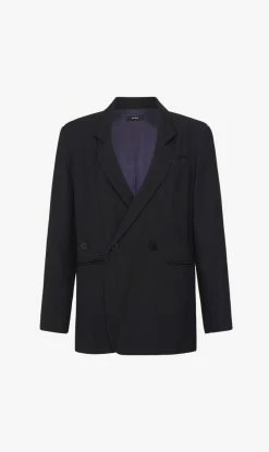 BASSIKEMan Style Blazer - Black
