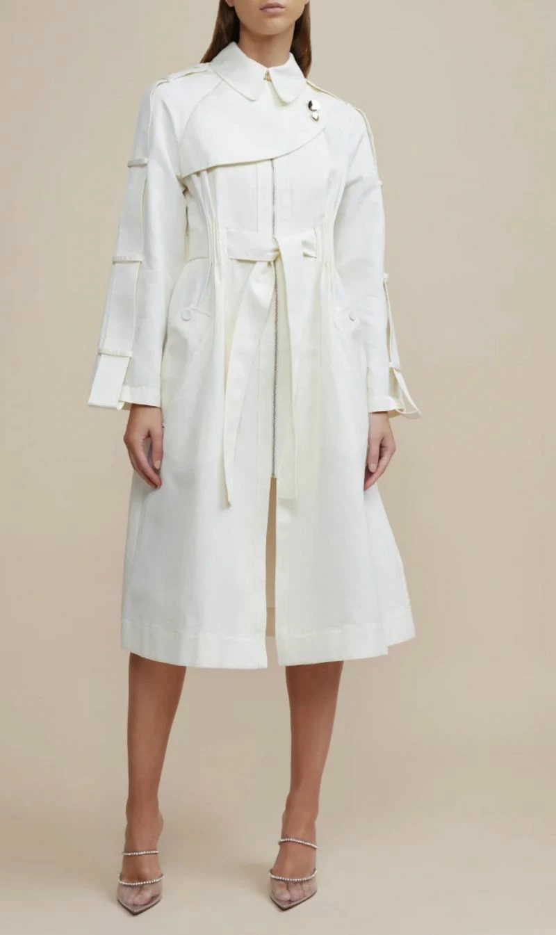 AclerThatcher Coat - Cream 1 AclerThatcher Coat - Cream