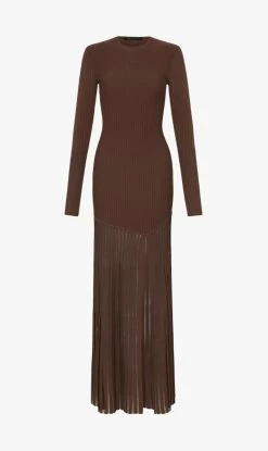 SIR THE LABELSylvie Long Sleeve - Chocolat