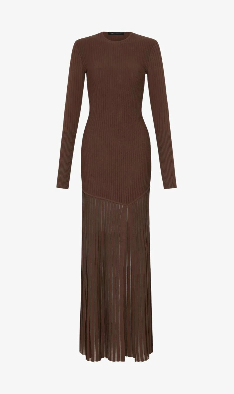 SIR THE LABELSylvie Long Sleeve - Chocolat 1 SIR THE LABELSylvie Long Sleeve - Chocolat