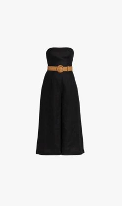 ZimmermannPattie Strap Jumpsuit - Black