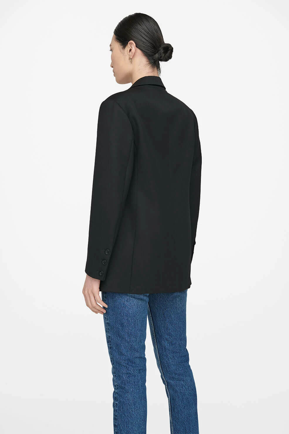 Anine BingClassic Blazer - Black 3 Anine BingClassic Blazer - Black - Image 3