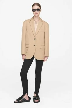 Anine Bing Quinn Blazer - Deep Sand -Viktoria & Woods shop AB QUINN BLAZER DEEP SANDA 01 7073 220 050 700x 6ffaedaf 514c 49ae b306 e87752e12e87@2x