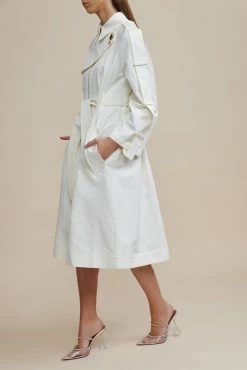 AclerThatcher Coat - Cream 6 AclerThatcher Coat - Cream -Viktoria & Woods shop AS2204028J THATCHER COAT CREAM 3@2x