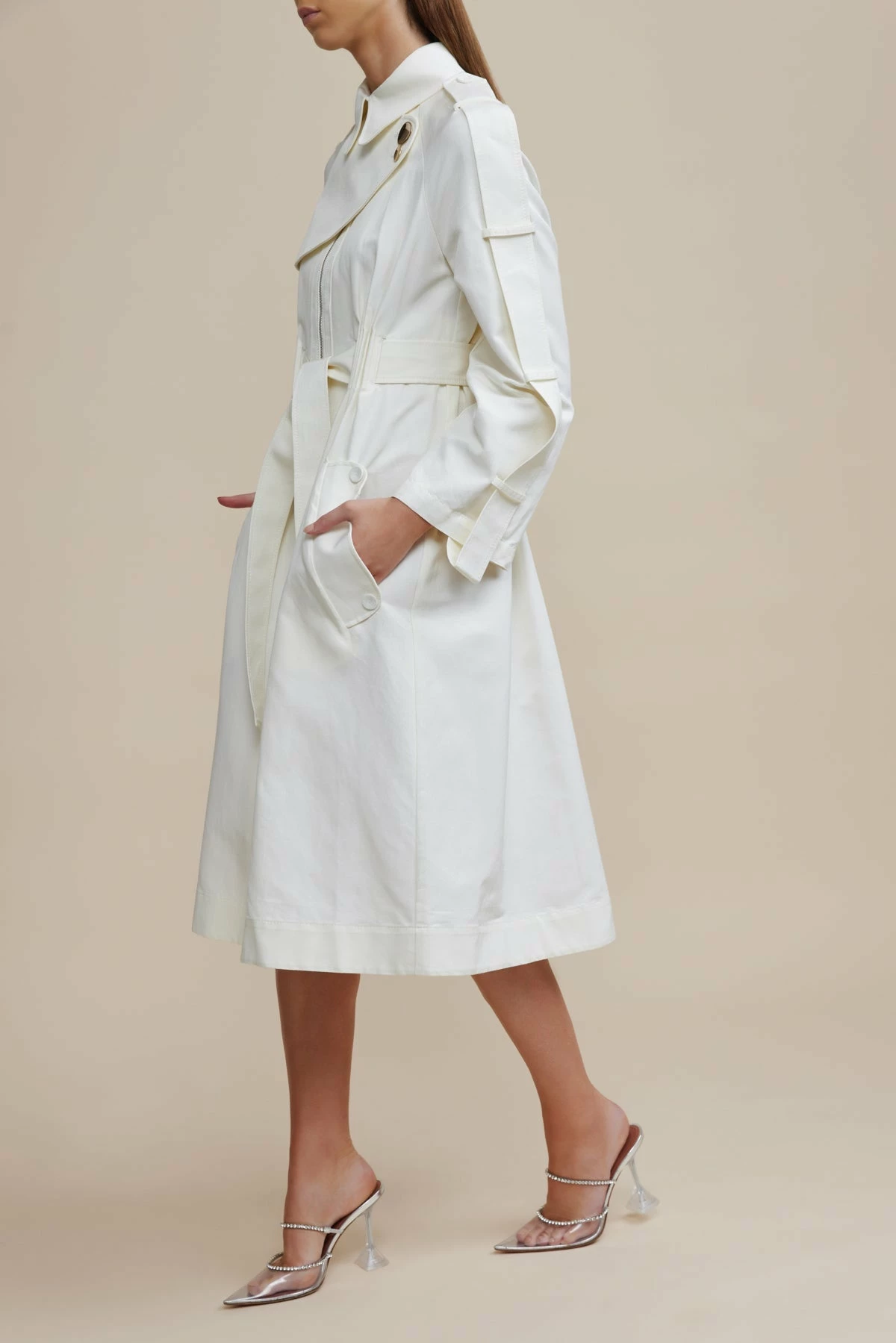 AclerThatcher Coat - Cream 3 AclerThatcher Coat - Cream - Image 3