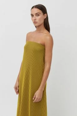 Camilla And MarcIzaro Maxi Dress - Yellow / Brown -Viktoria & Woods shop C M camilla and marc Izaro strapless column maxi dress yellow brown 1 640x960 2x 2bbc169b fa42 4ba2 9b4a 11c7ce5d3df8@2x