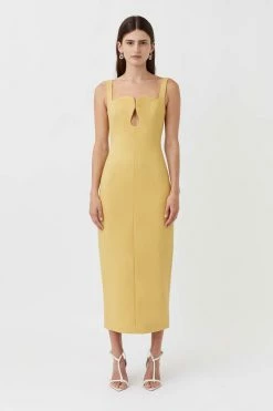 Camilla And MarcBrixton Dress - Mustard Yellow -Viktoria & Woods shop C M camilla and marc brixton cutout midi yellow dress 1 640x960 2x 27985875 98ab 4f5d bfd8 558f98260609@2x