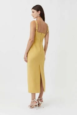 Camilla And MarcBrixton Dress - Mustard Yellow -Viktoria & Woods shop C M camilla and marc brixton cutout midi yellow dress 3 640x960 2x 0112ddfd 78fa 4f69 af82 794085050a05@2x