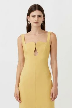 Camilla And MarcBrixton Dress - Mustard Yellow -Viktoria & Woods shop C M camilla and marc brixton cutout midi yellow dress 4 640x960 2x 607afe57 6077 4785 af34 c315bd67e1dc@2x