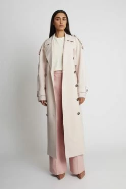 Camilla And MarcLennox Trench - Blossom -Viktoria & Woods shop Camilla and Marc Jean Leather Trench Pink 5 640x960 2x 9c7160c6 0f2b 45f7 ac8b 6b25fc479415@2x