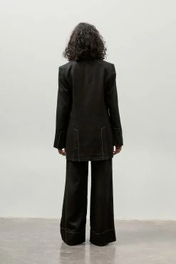 St AgniDouble Breasted Blazer - Black -Viktoria & Woods shop Double Breasted Blazer Black 4 1000x fa7ef9c5 1d25 4a2f beff 3c6e01246f67@2x