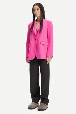 Samsoe SamsoeHaven Blazer - Fandango Pink -Viktoria & Woods shop F21100157 172033TCX 4@2x