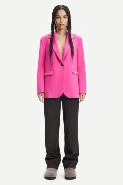 Samsoe SamsoeHaven Blazer - Fandango Pink -Viktoria & Woods shop F21100157 172033TCX 5@2x