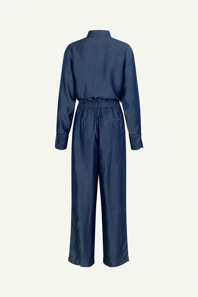 Samsøe SamsøeLiz Jumpsuit - Sky Captain 2 Samsøe SamsøeLiz Jumpsuit - Sky Captain - Image 2