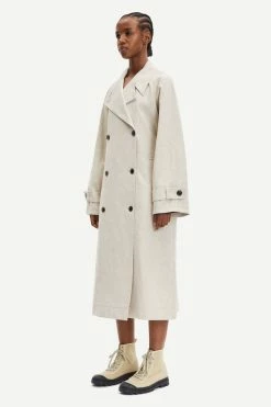 Samsoe SamsoeBelle Trench - Angora -Viktoria & Woods shop F22200005 120605TCX 4@2x
