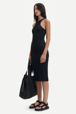 Samsoe SamsoeErin Dress - Caviar -Viktoria & Woods shop F23100111 194006TCX 4@2x