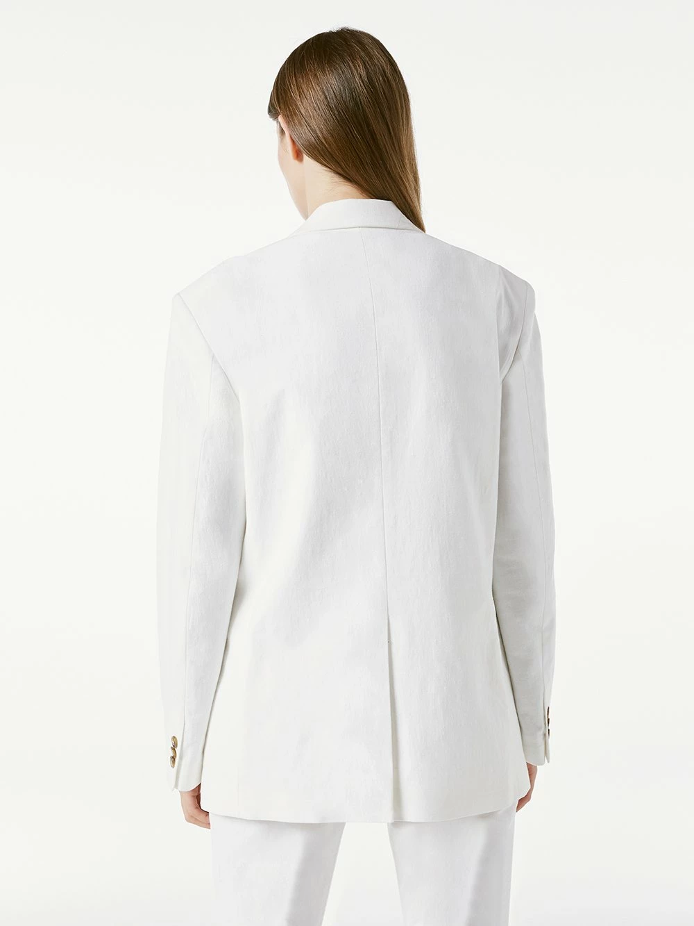 Frame DenimGrandfather Jacket - Suiting White 4 Frame DenimGrandfather Jacket - Suiting White - Image 4