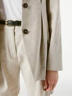 Frame DenimMadison Blazer - Khaki Multi -Viktoria & Woods shop LWOT0611 KHAKI MULTI FRSP21EC DAY04 0027HR@2x