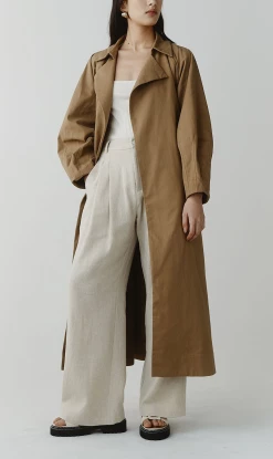 MarleClio Trench - Tan