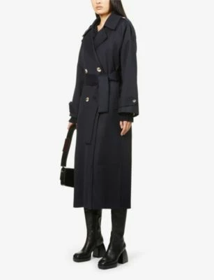 Musier ParisBridget Trench - Navy 2 Musier ParisBridget Trench - Navy - Image 2