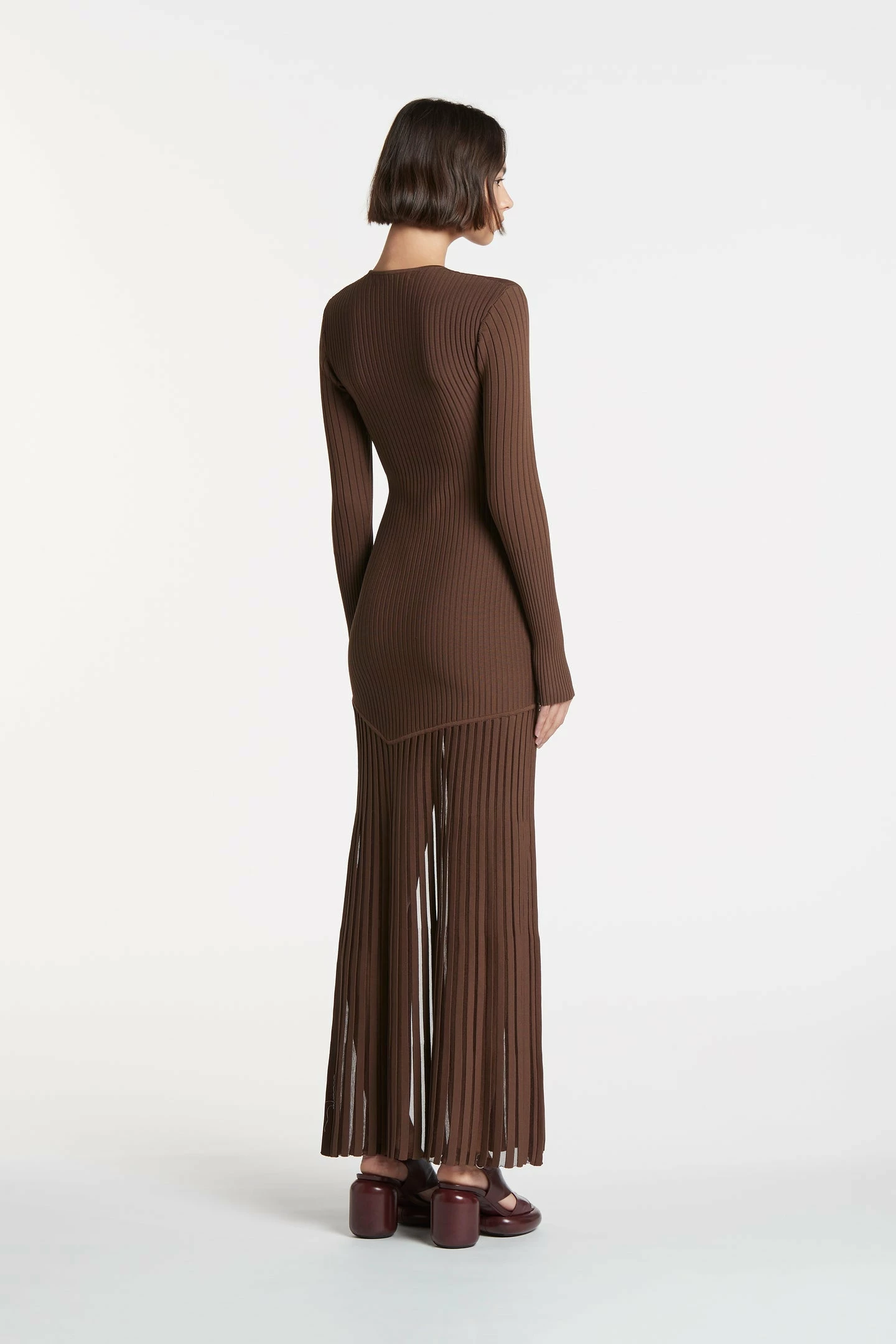 SIR THE LABELSylvie Long Sleeve - Chocolat 3 SIR THE LABELSylvie Long Sleeve - Chocolat - Image 3