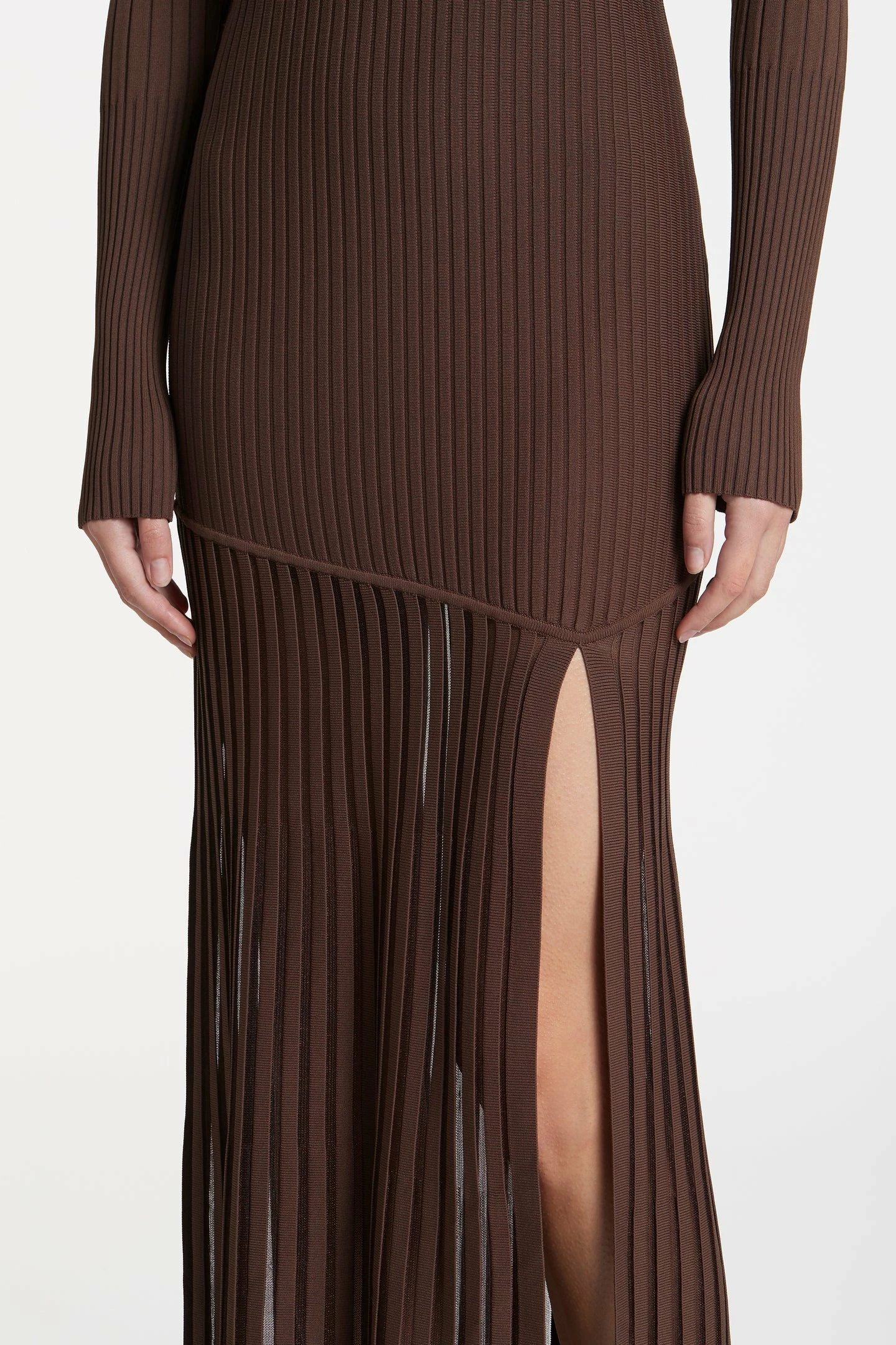 SIR THE LABELSylvie Long Sleeve - Chocolat 5 SIR THE LABELSylvie Long Sleeve - Chocolat - Image 5