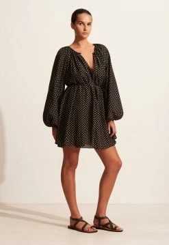 MatteauVoluminous Mini Dress - Polka 6 MatteauVoluminous Mini Dress - Polka -Viktoria & Woods shop S41 Voluminous Mini Dress Pokadot 22251 Matteau D3 2292@2x