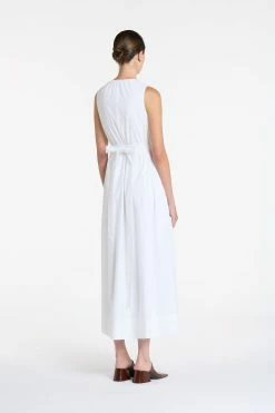 SIR THE LABELDion Gathered Dress - Blanc -Viktoria & Woods shop SIR422 1148 DionGatheredDress BLANC 2 1440x 650c1738 b351 451b 9cab 80a50db9c950@2x