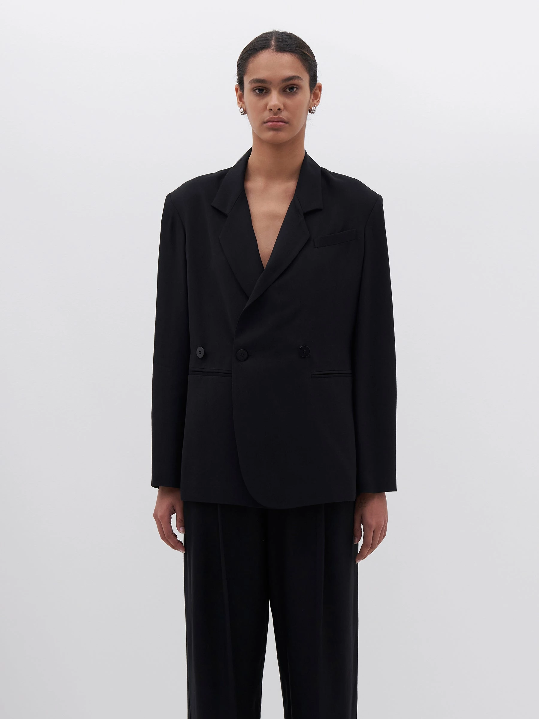 BASSIKEMan Style Blazer - Black 3 BASSIKEMan Style Blazer - Black - Image 3