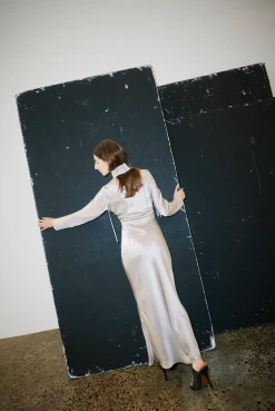 Harris TapperNikolas Dress - Grey -Viktoria & Woods shop ScreenShot2022 11 03at2.03.46PM@2x