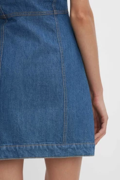 Victoria BeckhamSleeveless Mini Dress - Sandwashed Indigo -Viktoria & Woods shop Screenshot2023 01 05at9.17.22AM@2x