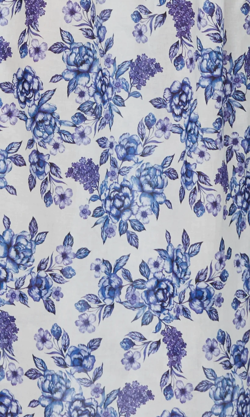 Bec + BridgeAudette Strapless Maxi - Porcelain Floral 3 Bec + BridgeAudette Strapless Maxi - Porcelain Floral - Image 3