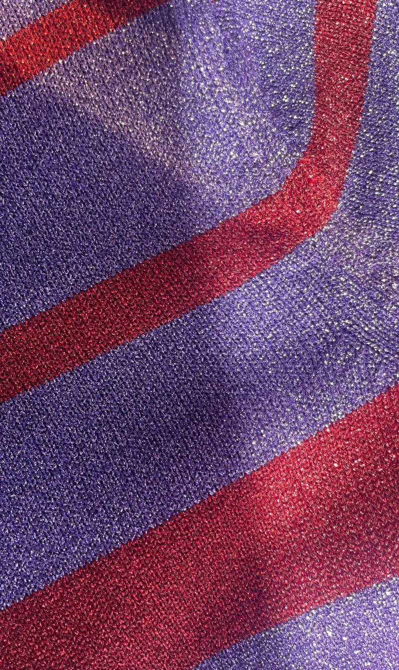 Paco RabanneRobe Short Dress - Purple/Red 2 Paco RabanneRobe Short Dress - Purple/Red - Image 2