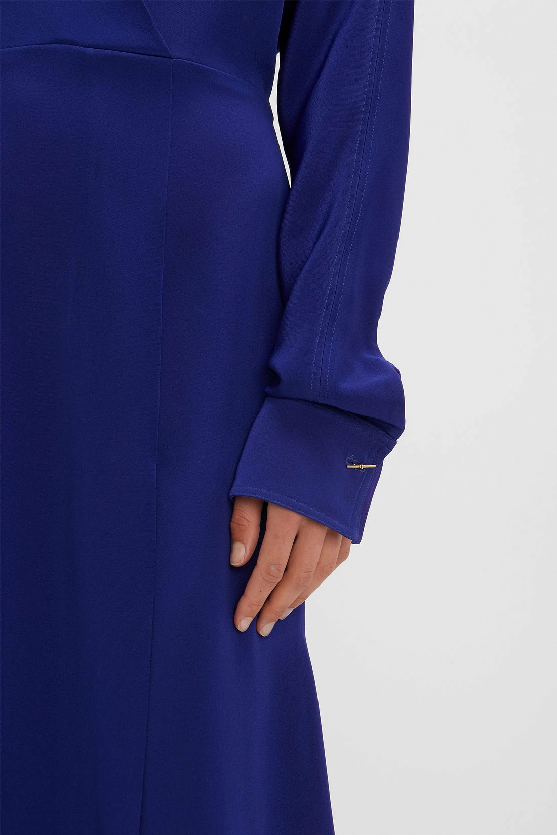 Victoria BeckhamWrap Front Dress - Electric Purple 5 Victoria BeckhamWrap Front Dress - Electric Purple - Image 5