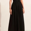MatteauBandage Wrap Dress - Black