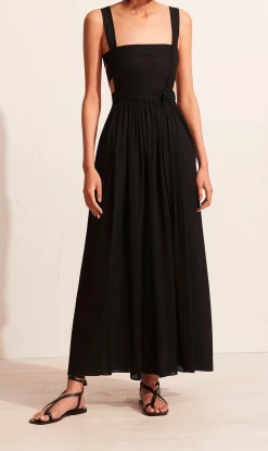 MatteauBandage Wrap Dress - Black