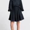 Karen WalkerOrganic Cotton Blossom Dress - Black