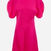 Victoria BeckhamCap Sleeve Mini Dress - Fuchsia