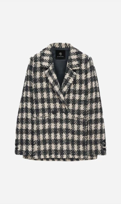 Anine BingDiana Blazer - Tan And Black