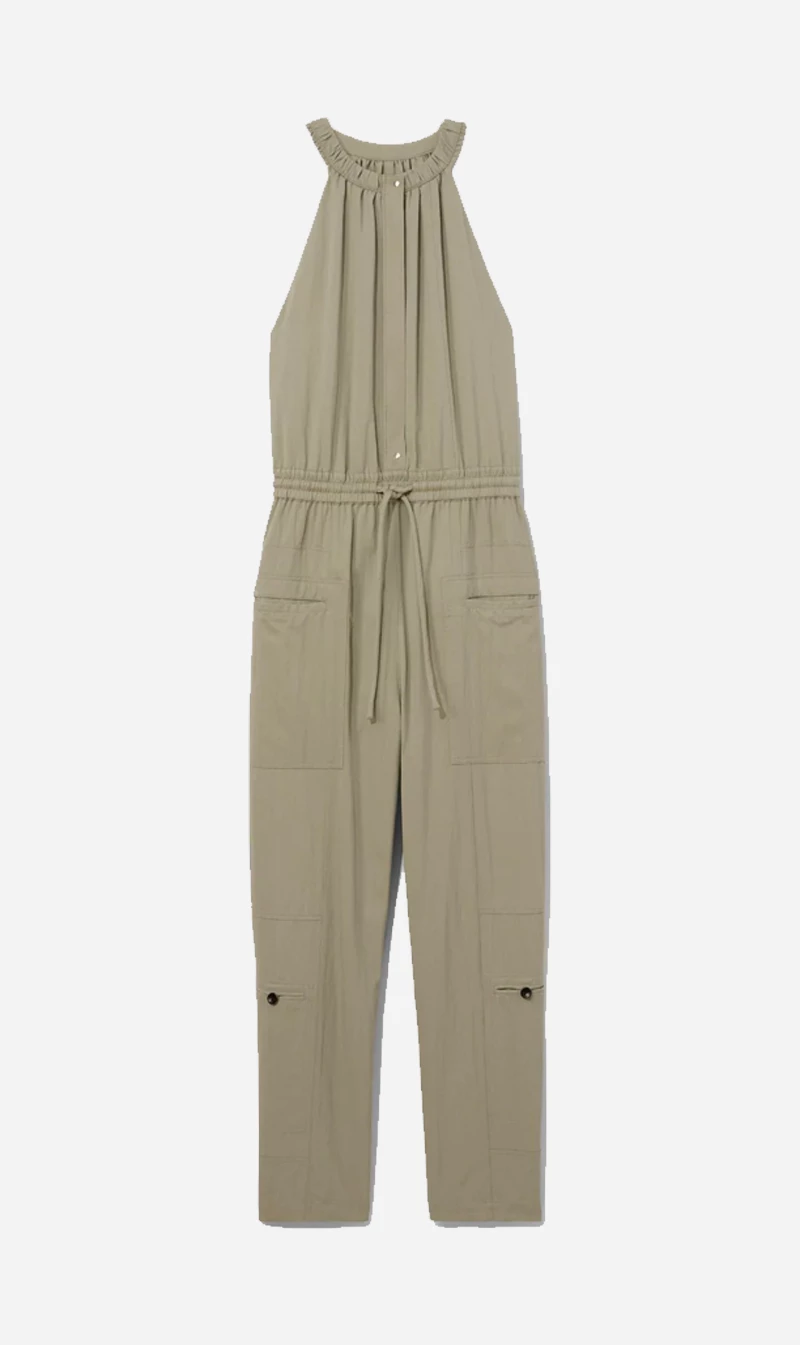 Proenza Schouler White LabelDrapey Tank Jumpsuit - Black 1 Proenza Schouler White LabelDrapey Tank Jumpsuit - Black