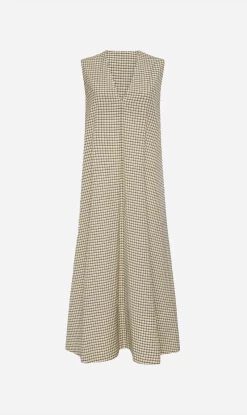 St AgniA-Line Dress - Bijou Check